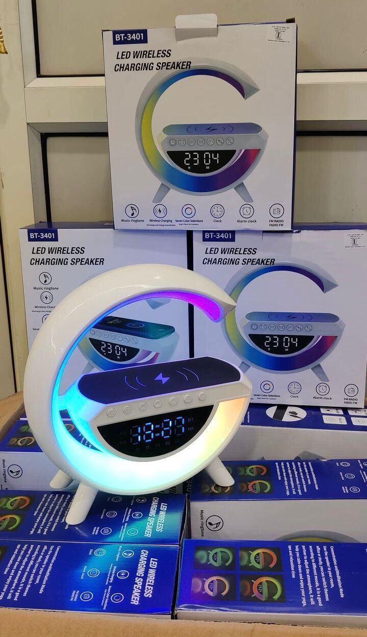 BT-3401 LED Wireless Charging Speaker