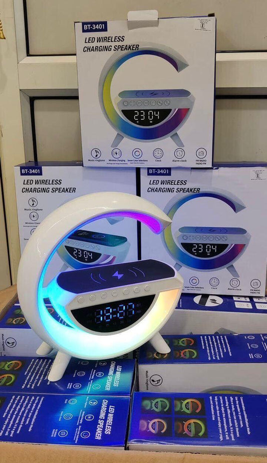 BT-3401 LED Wireless Charging Speaker
